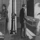 Illustration depicting a new anti-robbery device in the April 1923 issue of Science and Invention magazine.